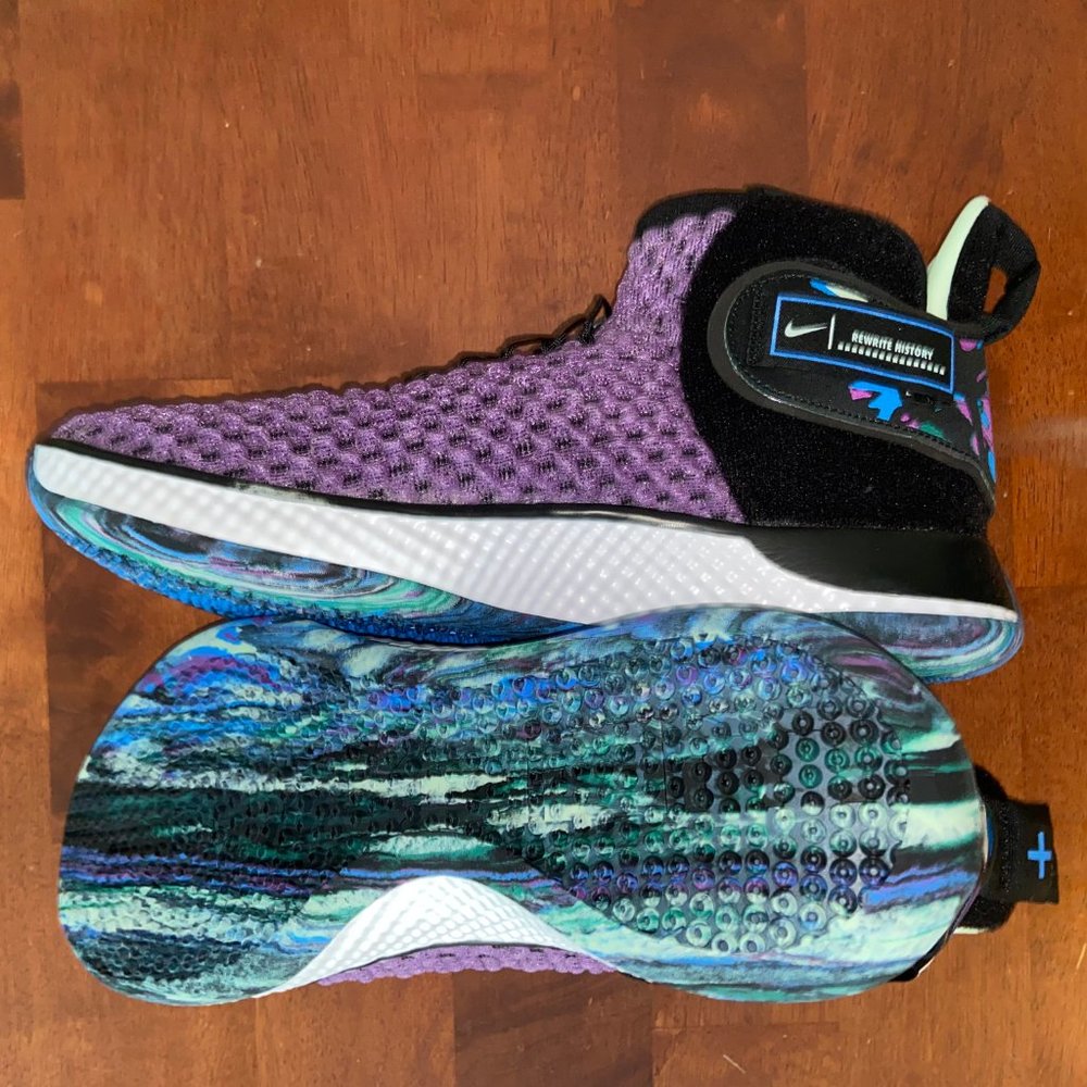 Nike Air Zoom Unvrs Vivid Purple Basketball Shoes